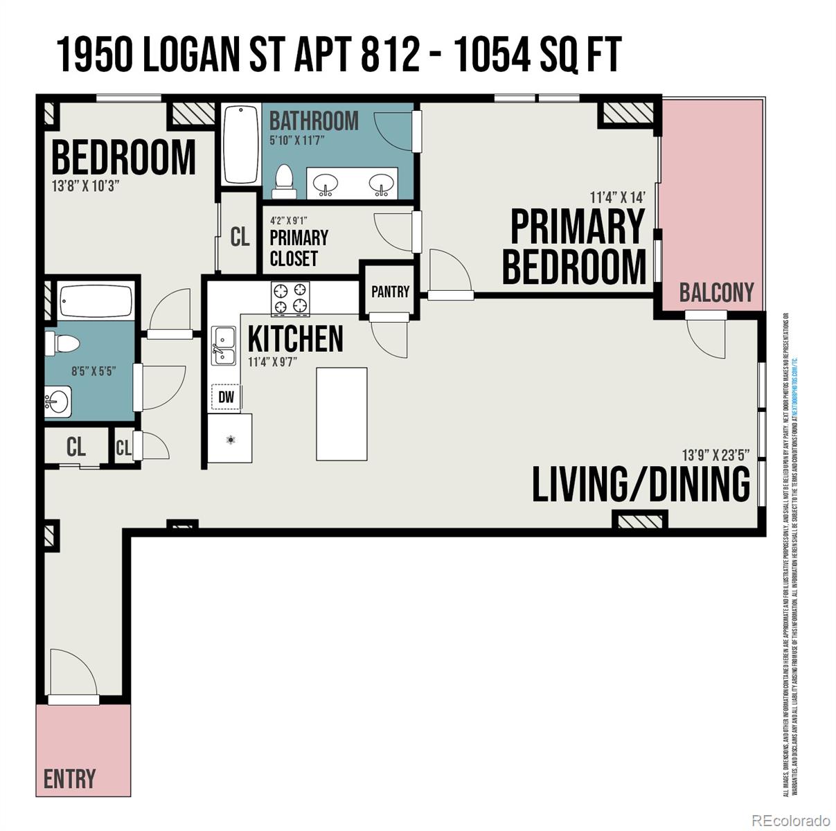 1950 N Logan Street Unit: 812