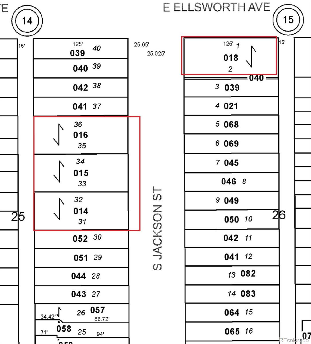 2, 19, 25, 35 S Jackson Street