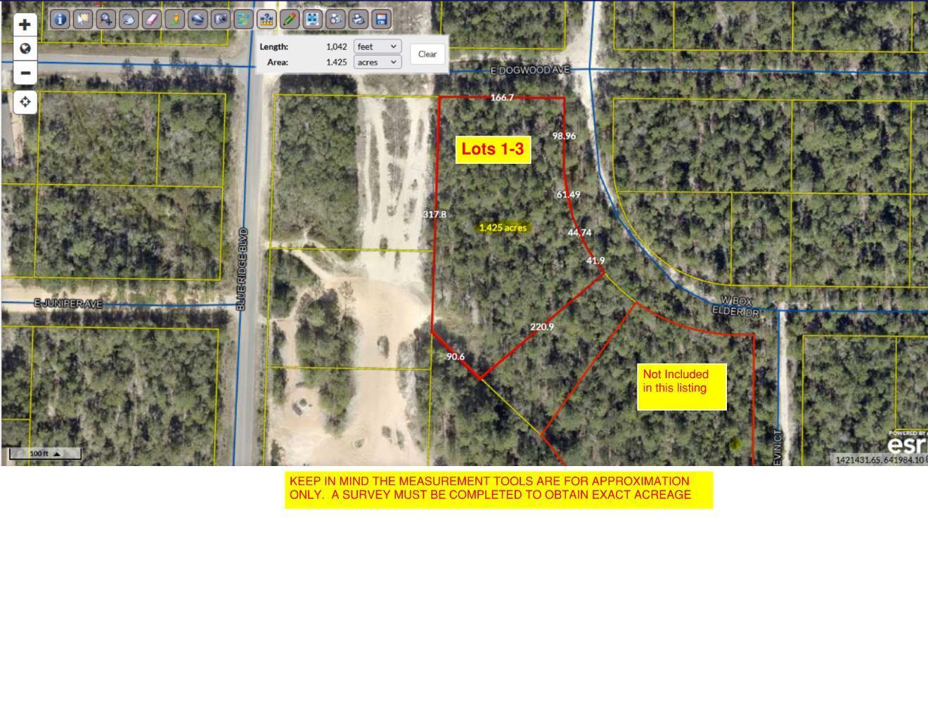 Lot 1-3 W Box Elder Drive, DeFuniak Springs