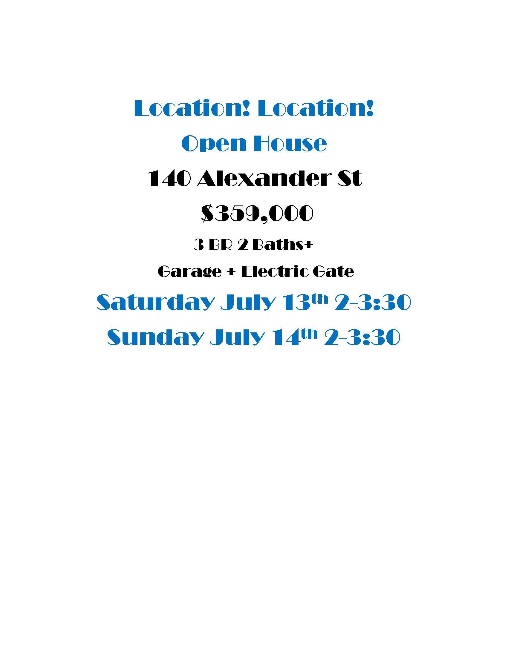 140 ALEXANDER ST