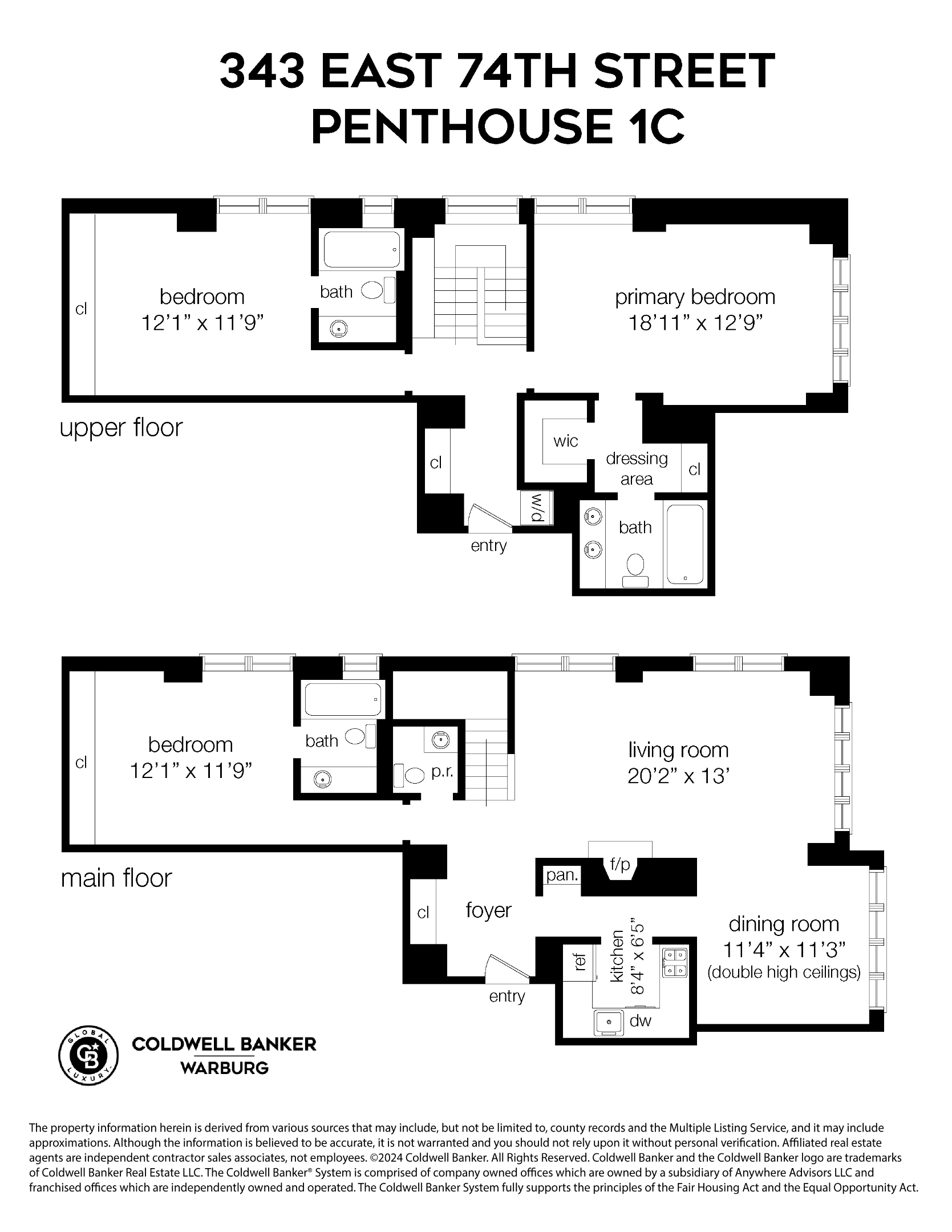 343 E 74TH Street PH1C