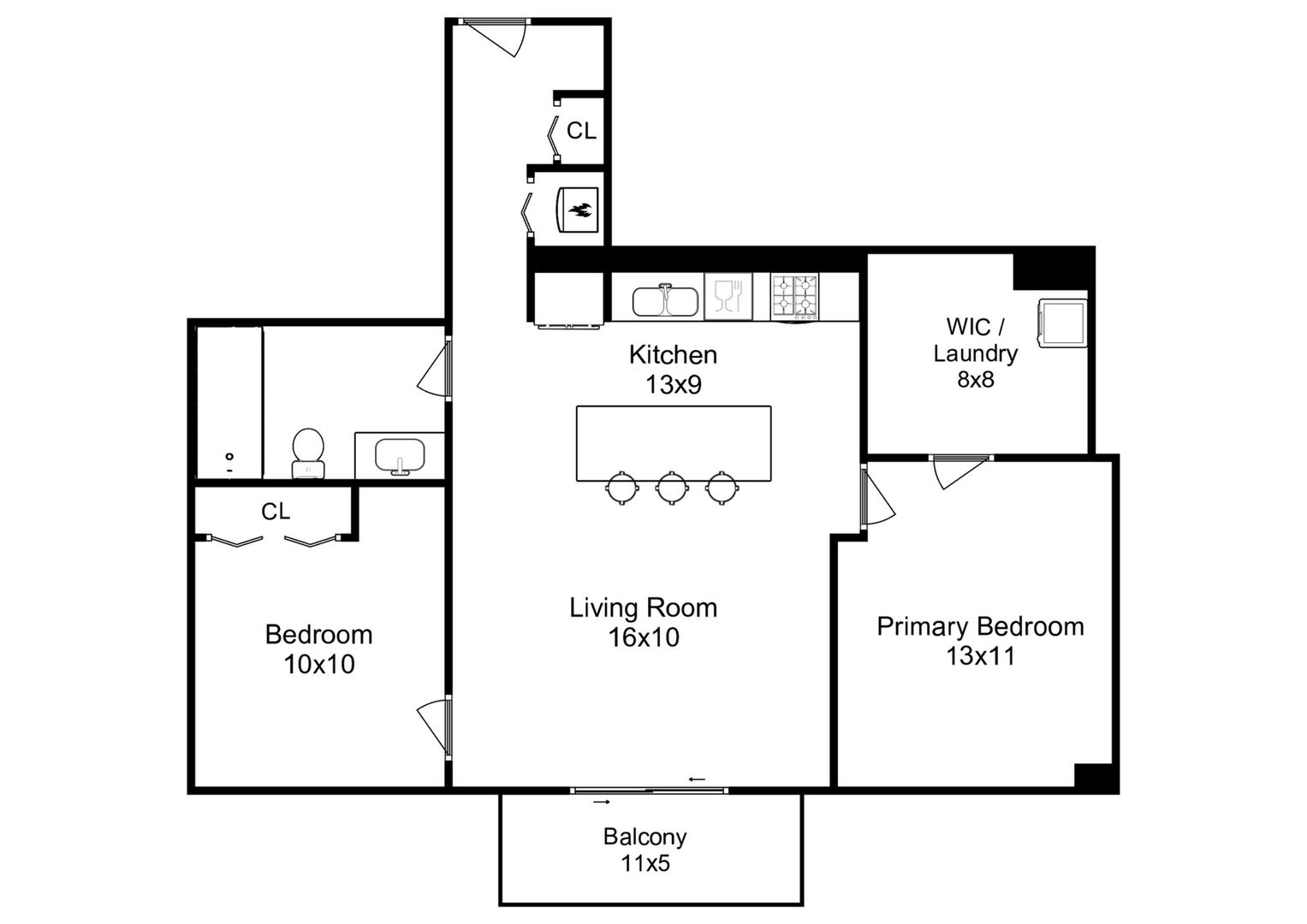 811 W 15th Place Unit: 410