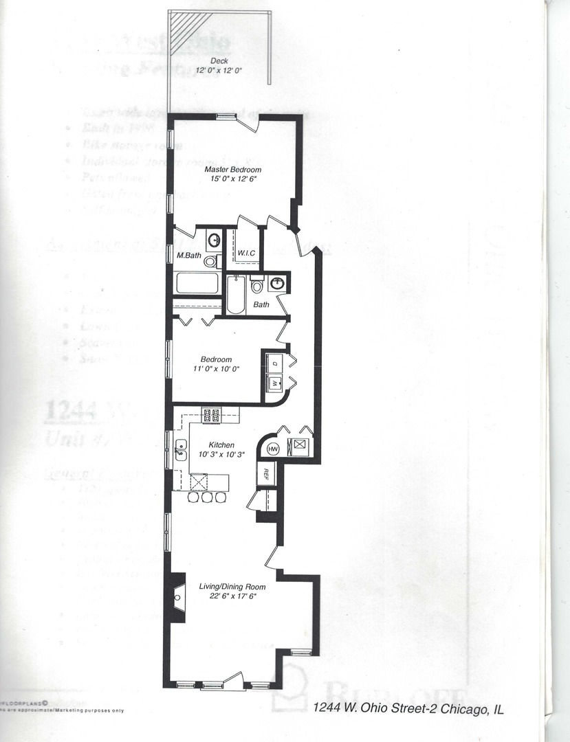 1244 W Ohio Street Unit: 2W