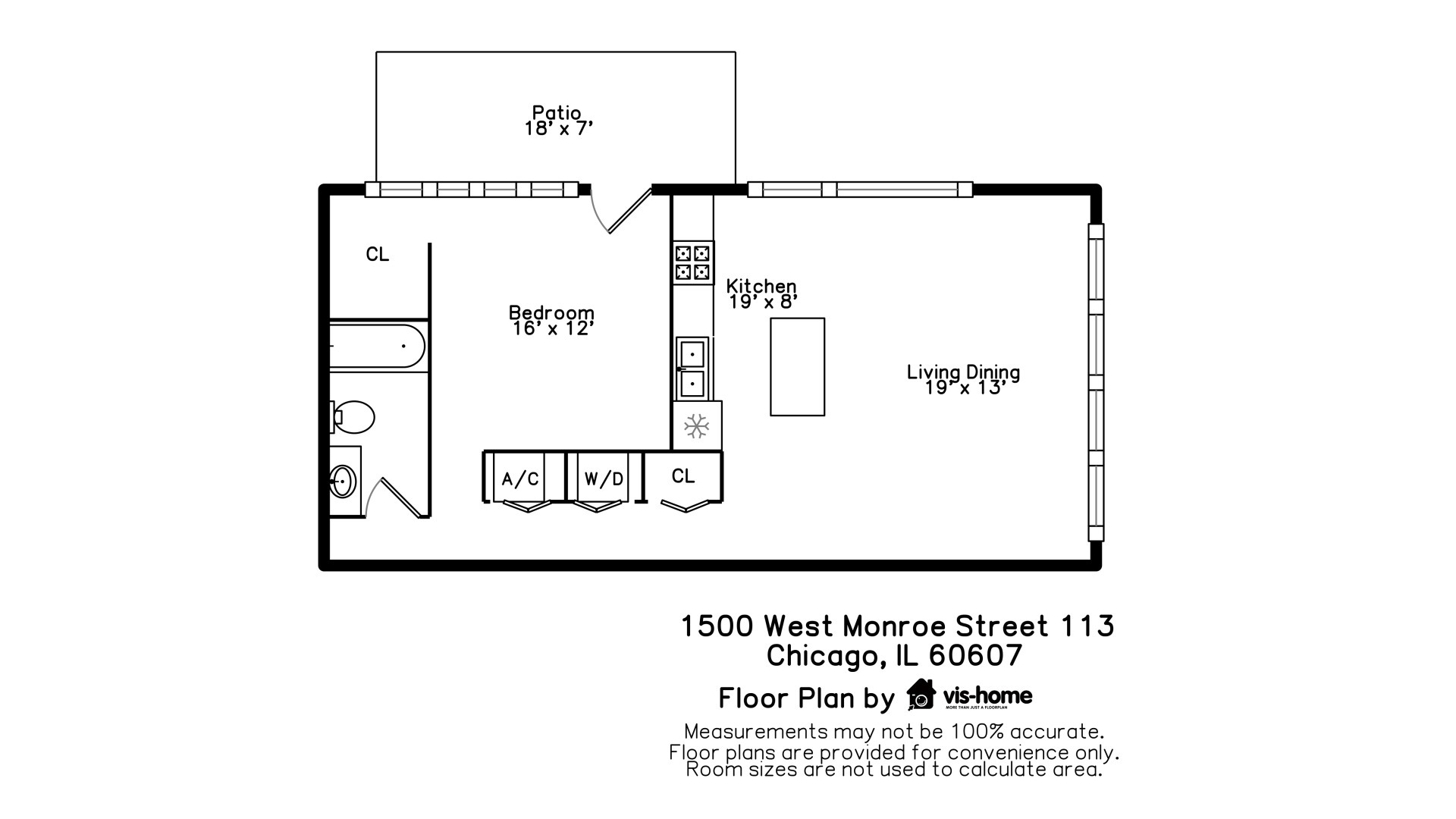 1500 W Monroe Street Unit: 113