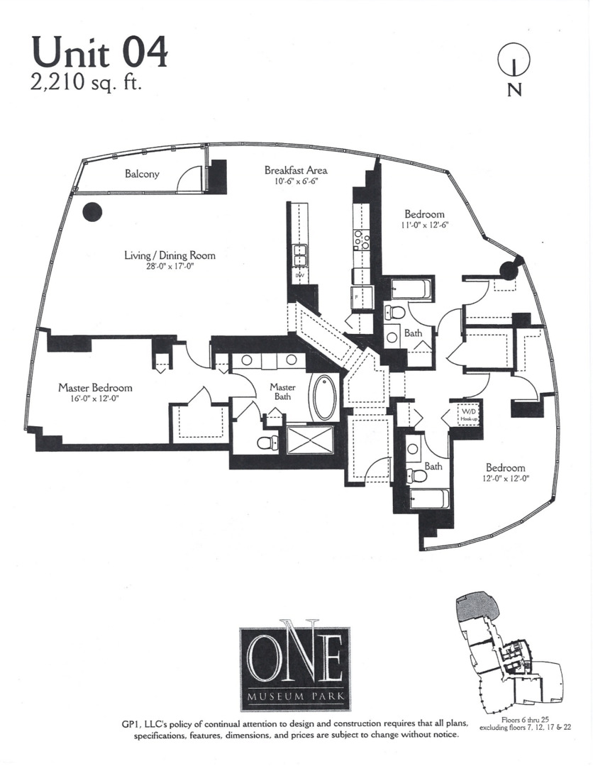 1211 S Prairie Avenue Unit: 1204