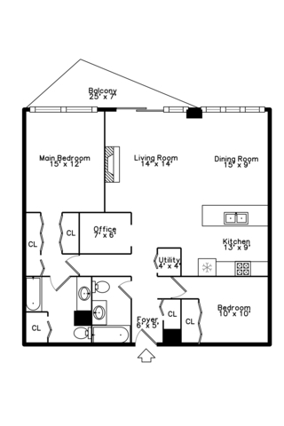1150 W 15TH Street Unit: 302