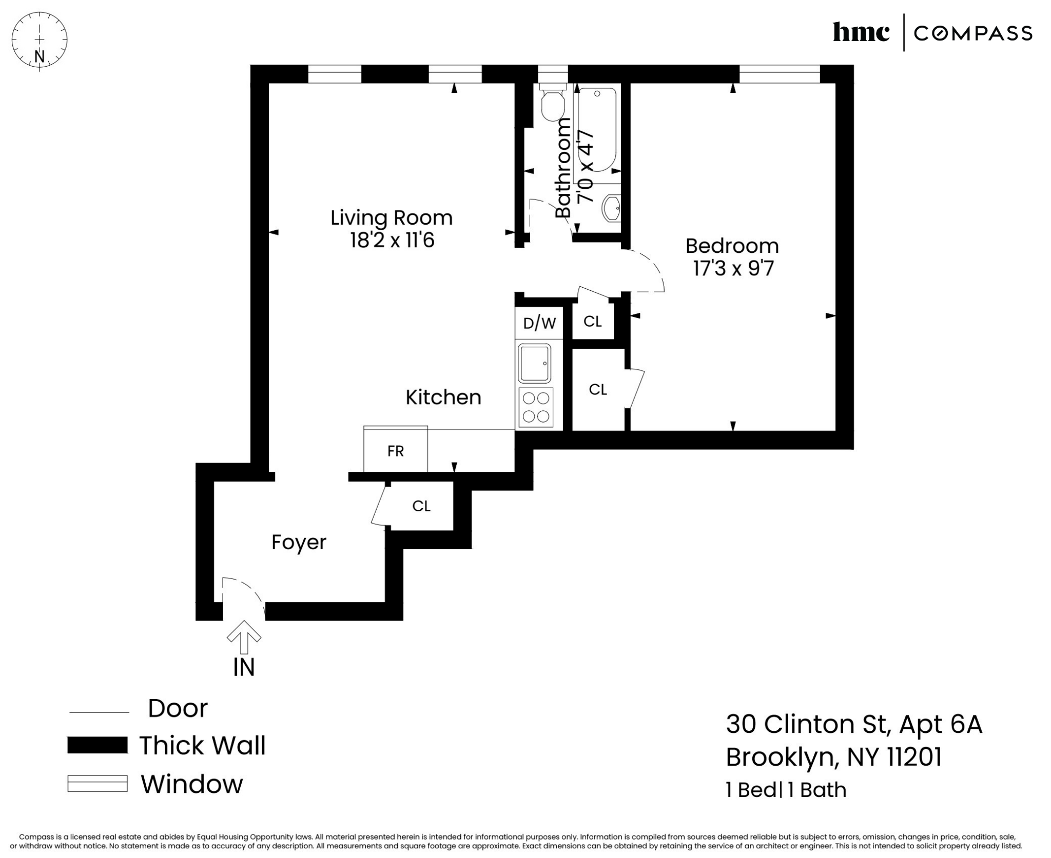 30 Clinton Street 6A