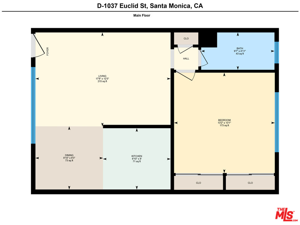1037 Euclid St Unit: D