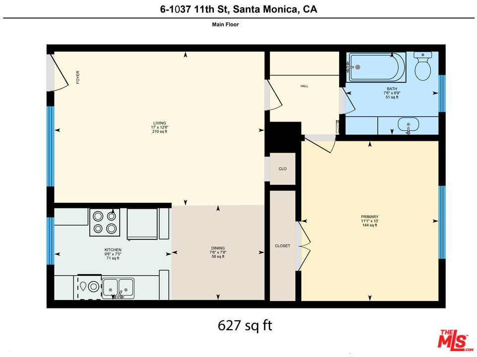 1037 11th St Unit: 6