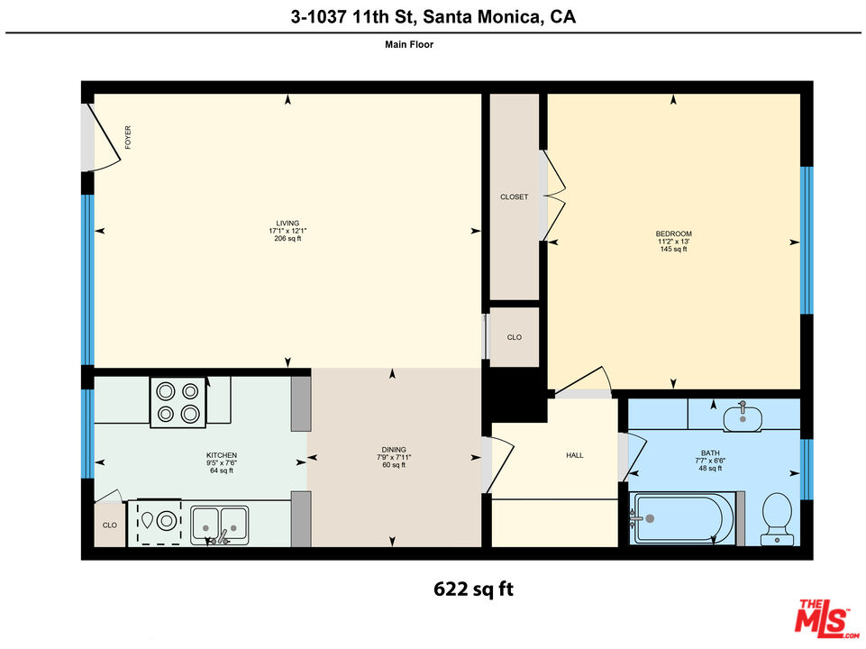 1037 11th St Unit: 3