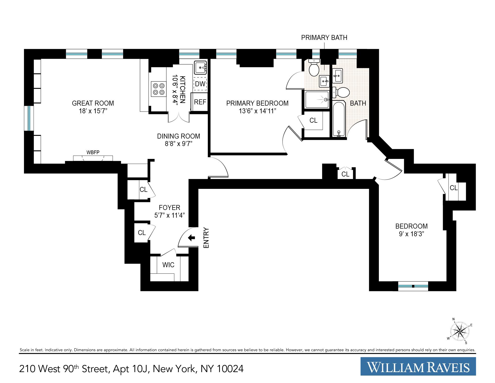 210 W 90th Street 10-J