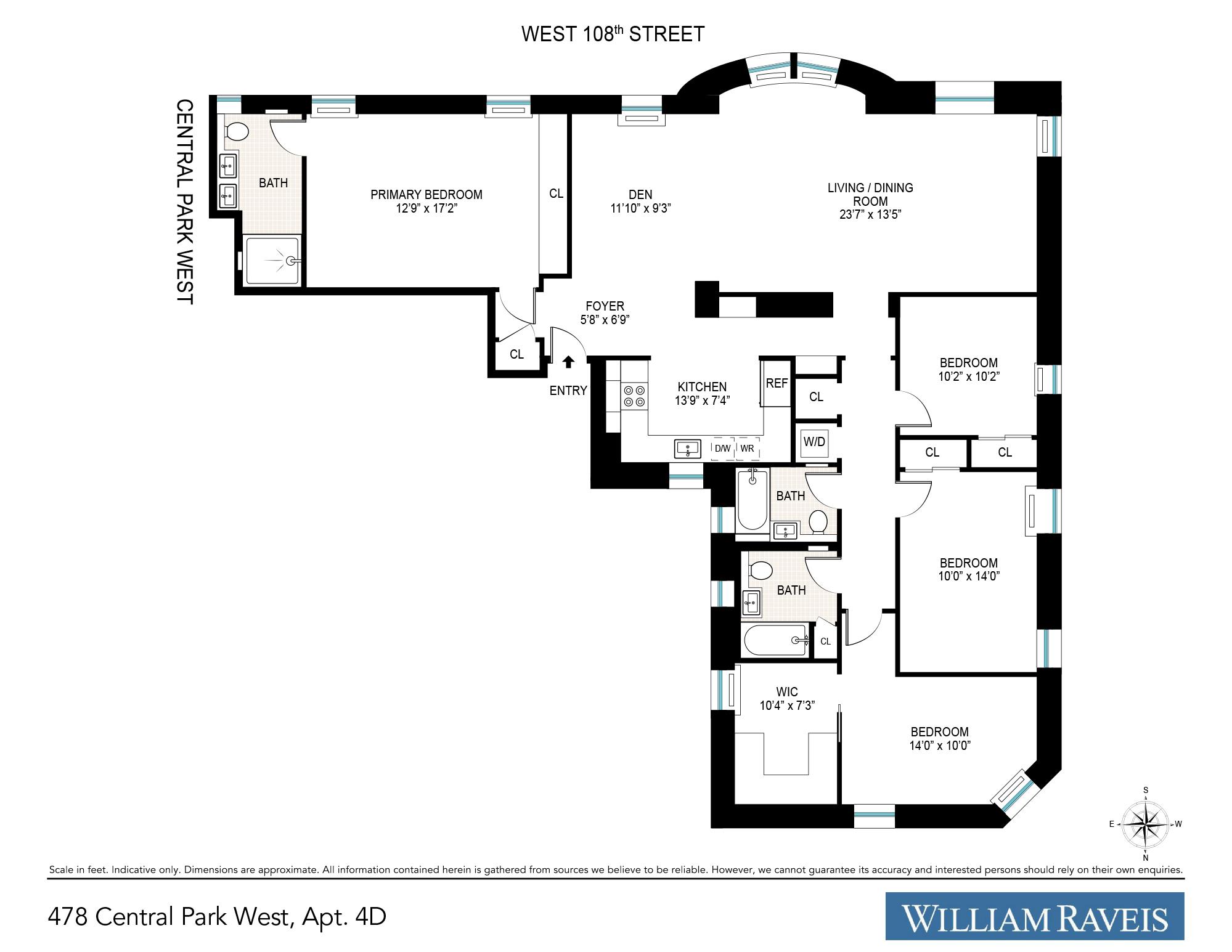 478 Central Park W 4-D