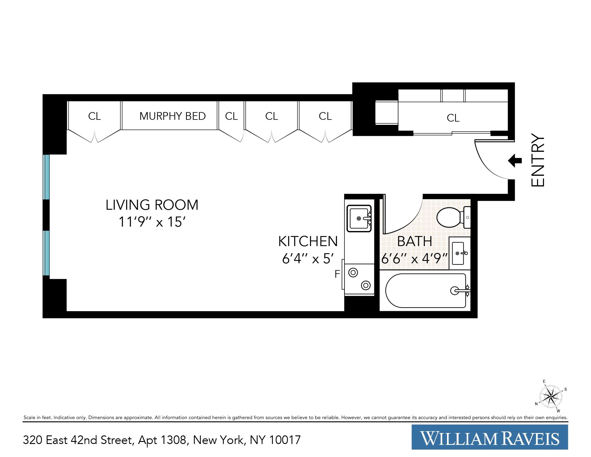 320 E 42nd Street 1308