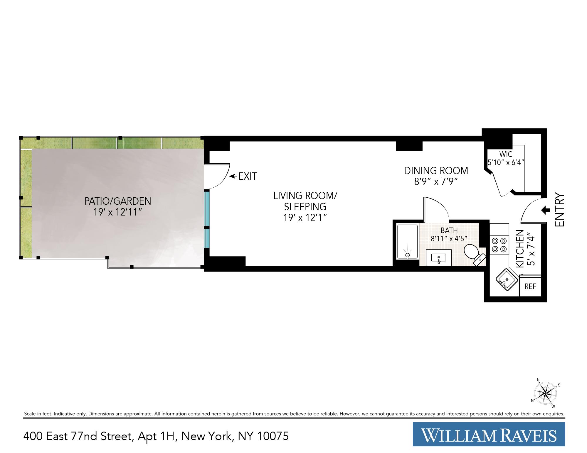 400 E 77th Street 1-H