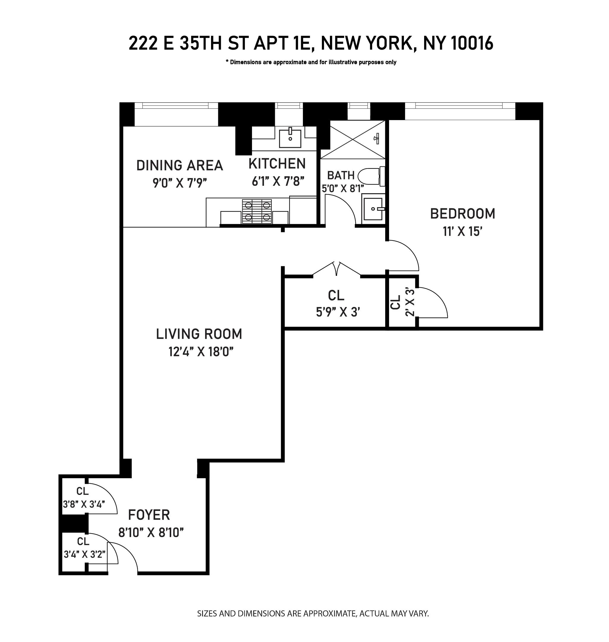 222 E 35th Street 1E