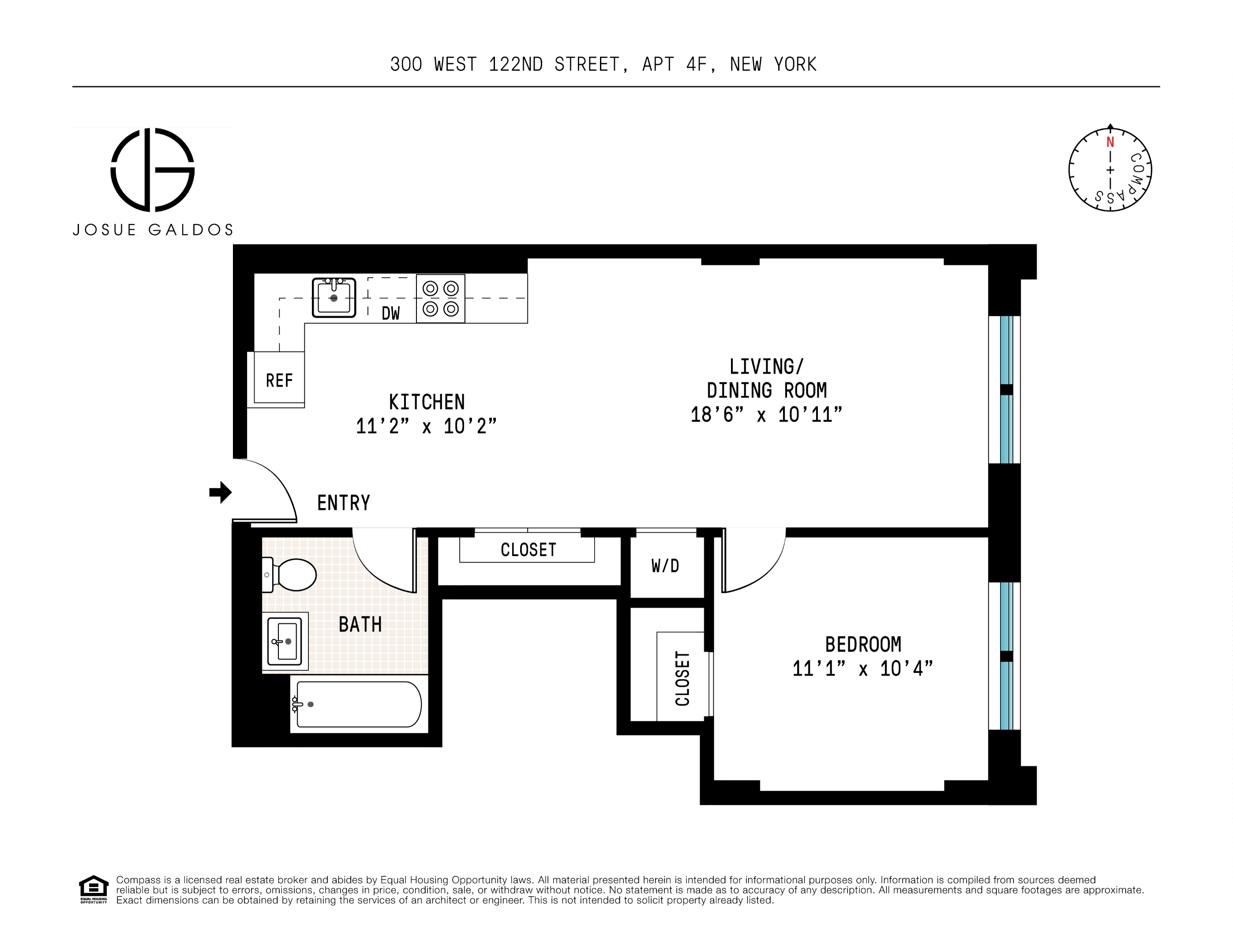300 W 122nd Street 4F