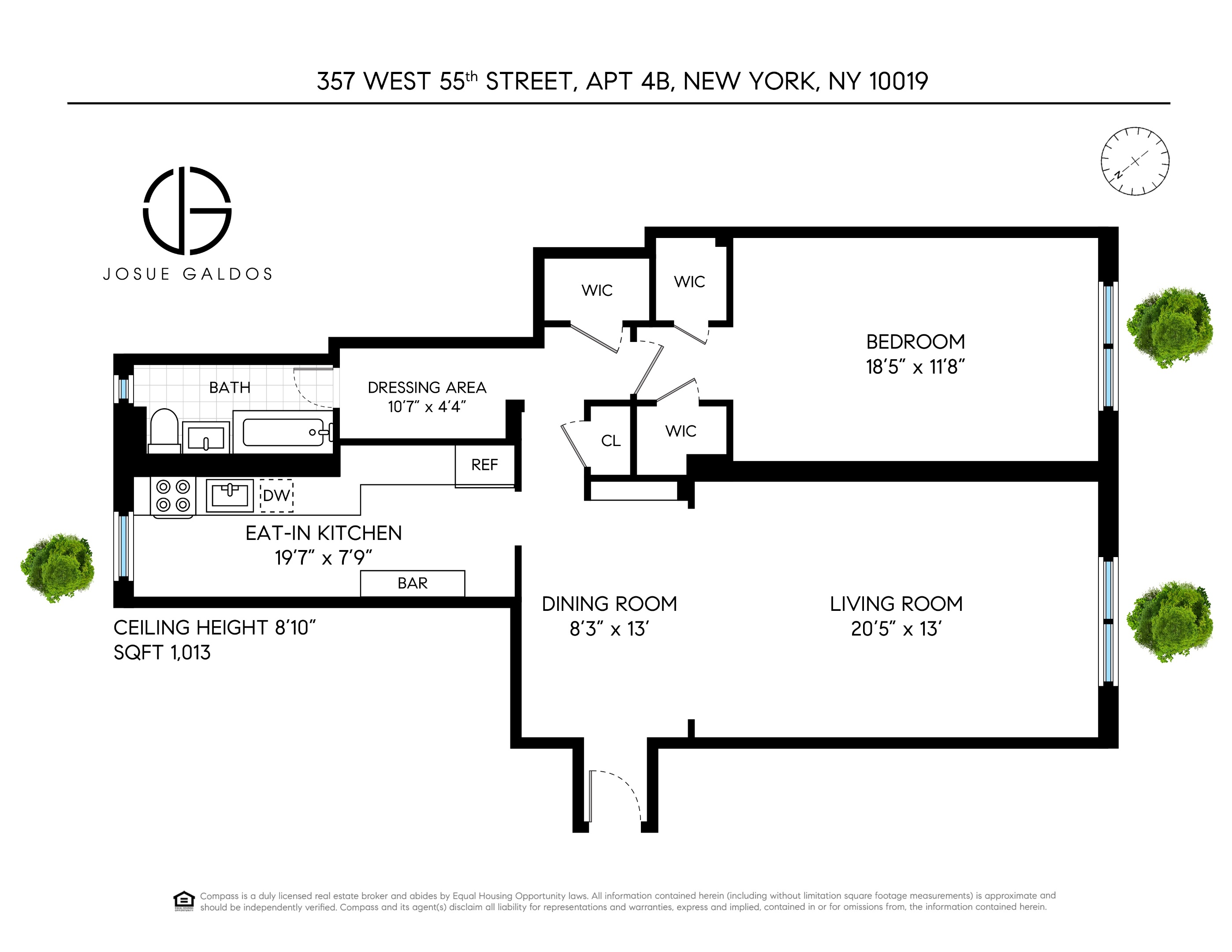357 W 55th Street 4B