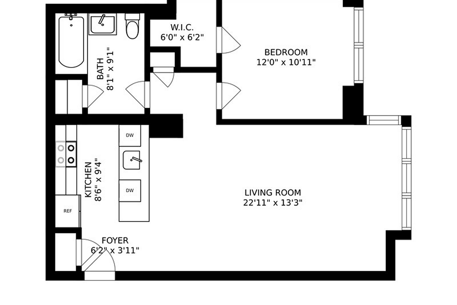 88 Morgan Street, #1907 