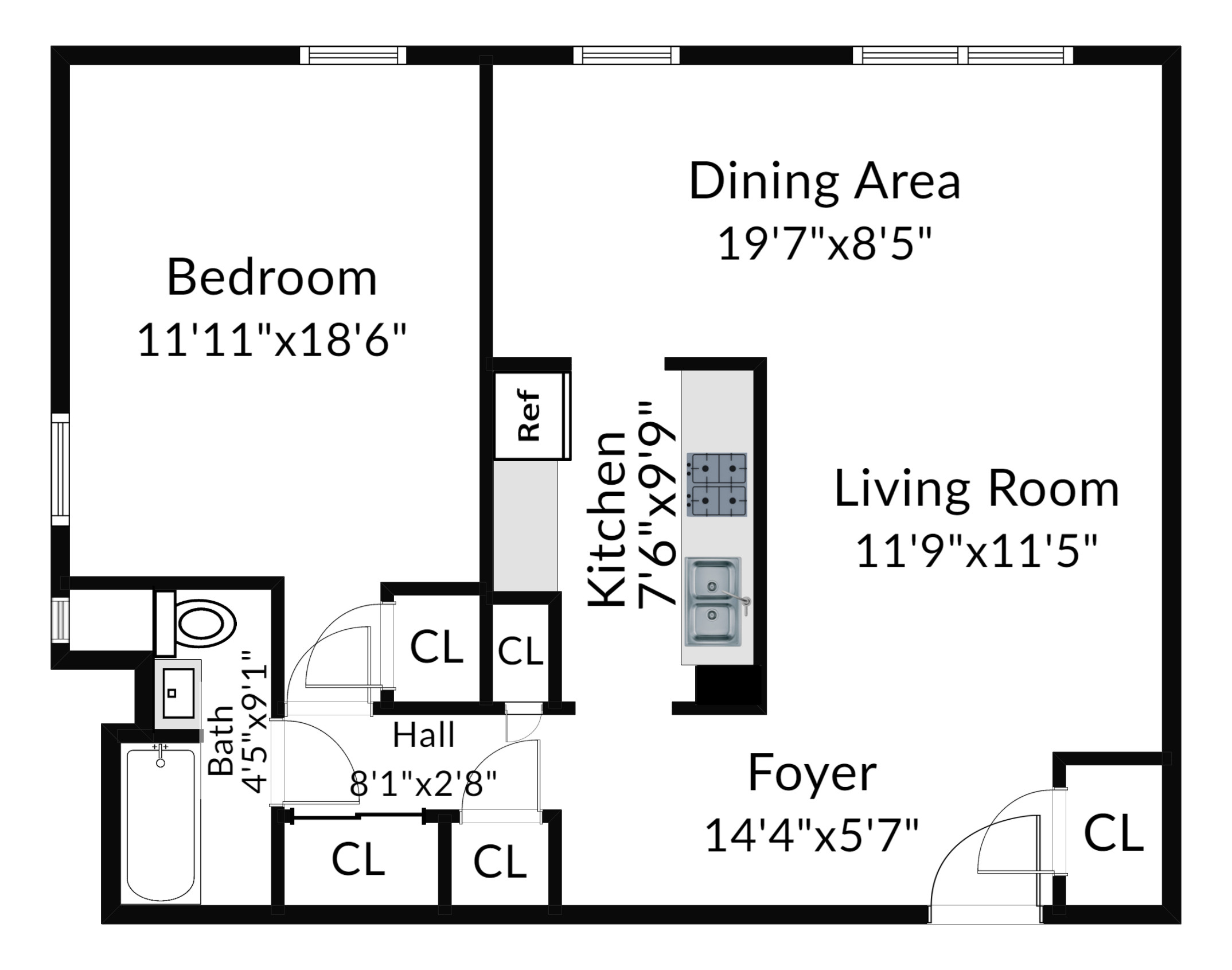 2160 Center Avenue Unit# 4G