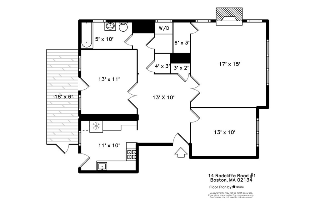 14 Radcliffe Rd. # 1