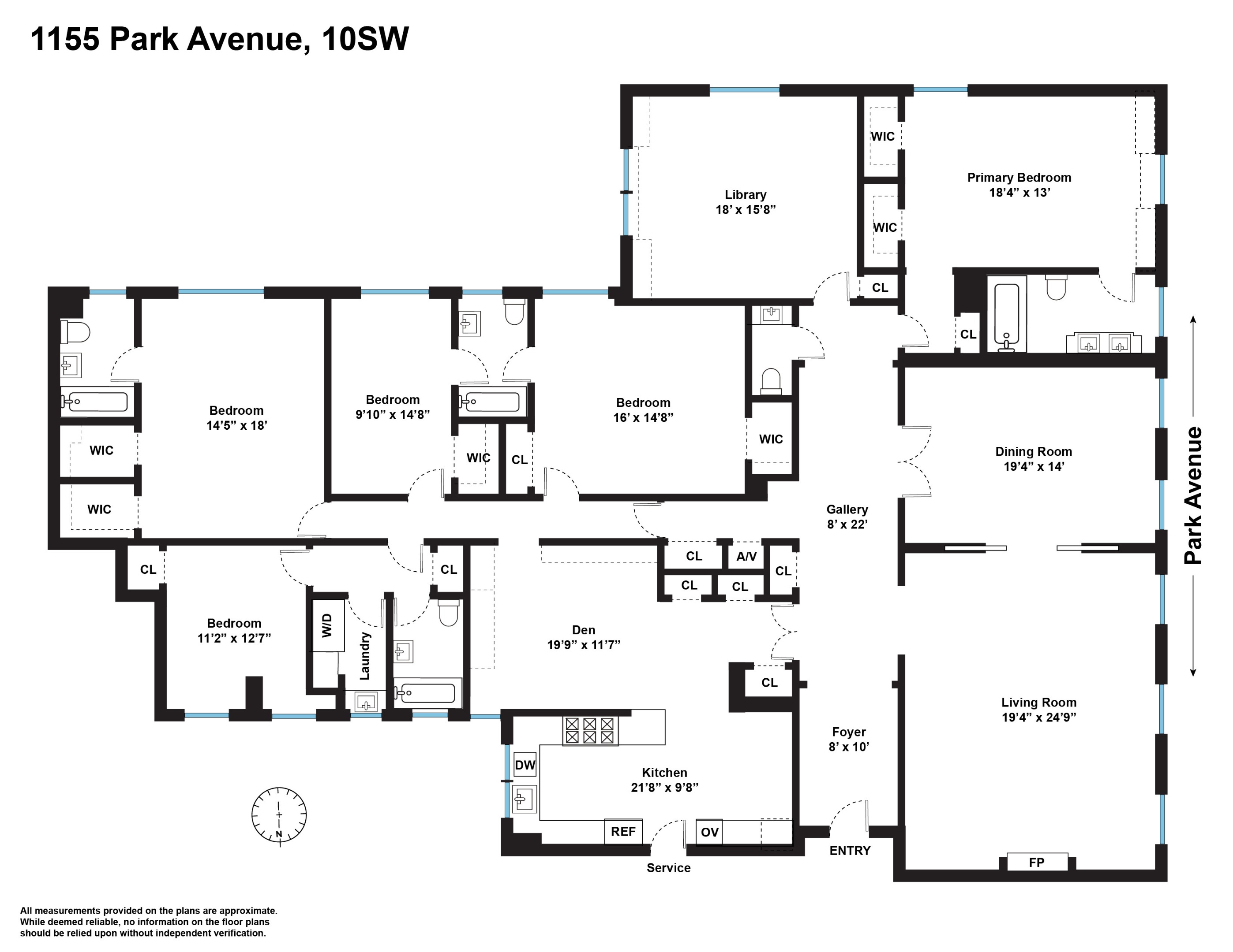 1155 Park Avenue 10SW