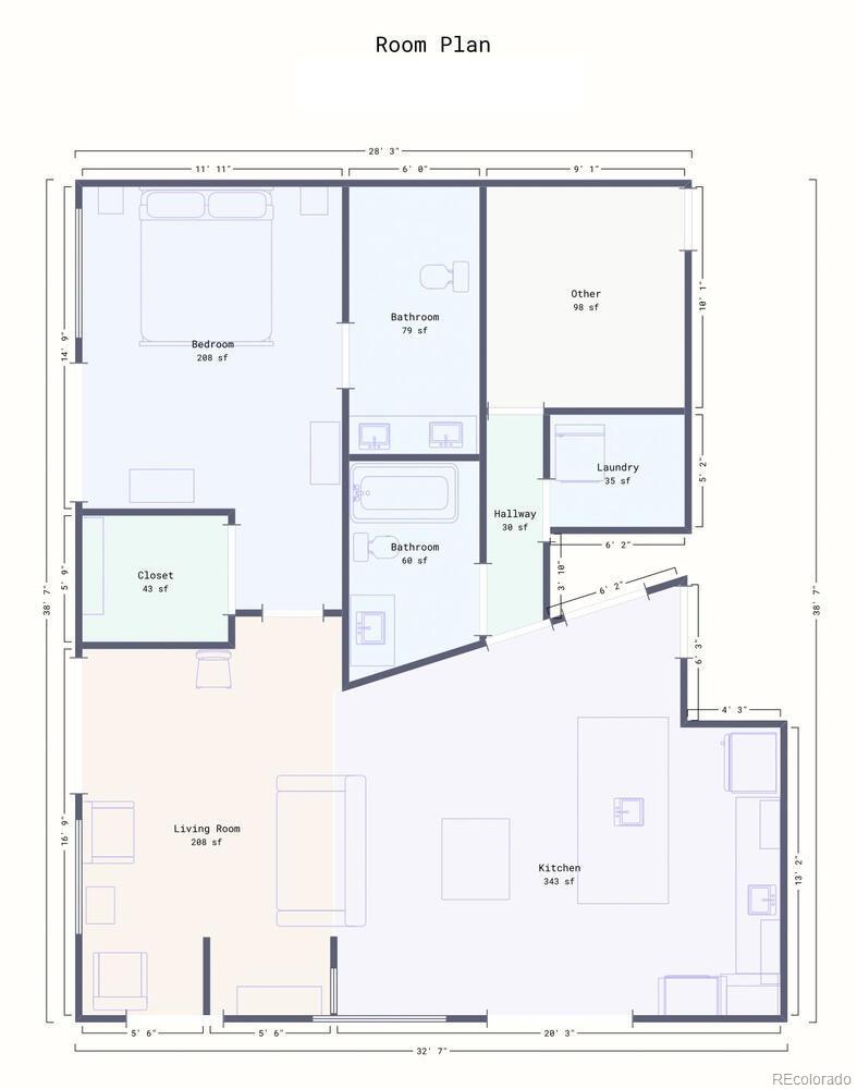 2101 Larimer Street Unit: 301
