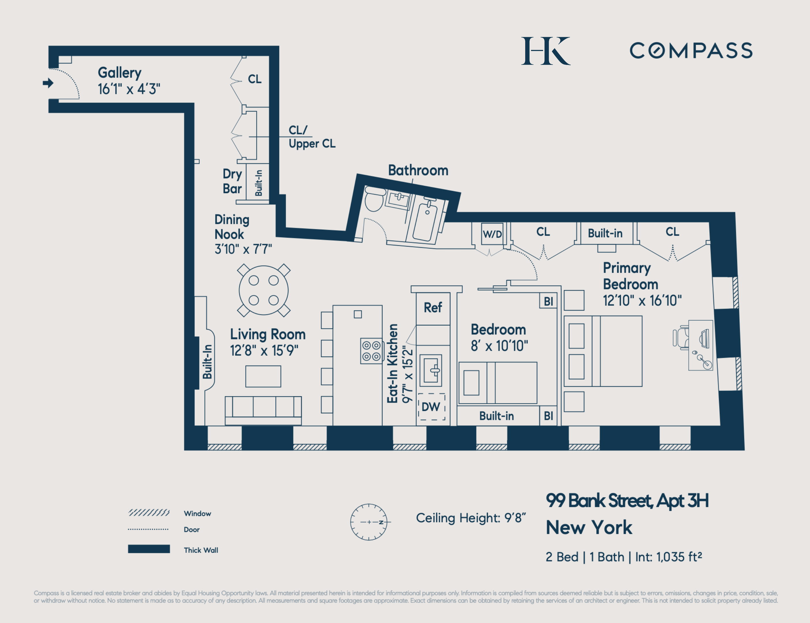 99 Bank Street 3H