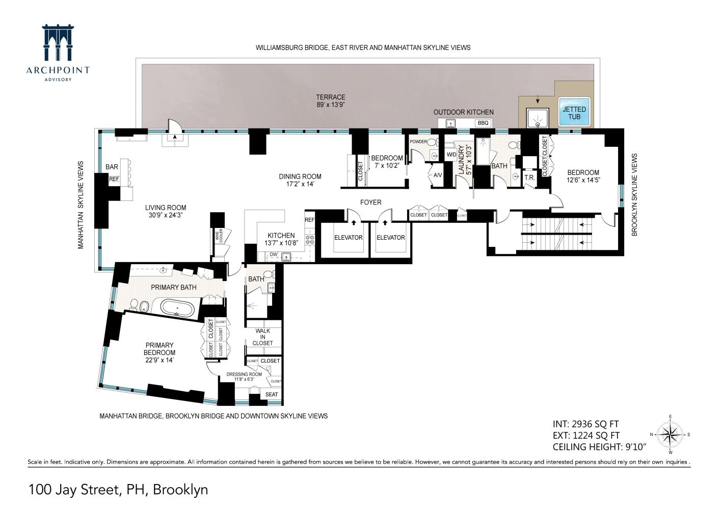 100 Jay St, Penthouse
