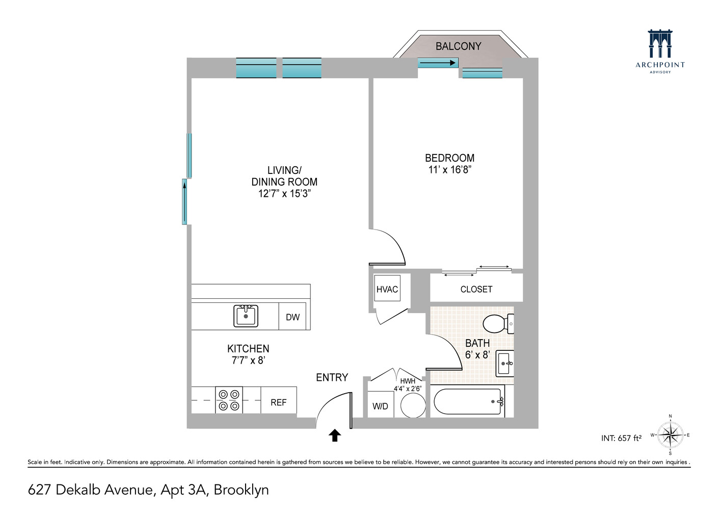 627 Dekalb Ave, Unit 3-A