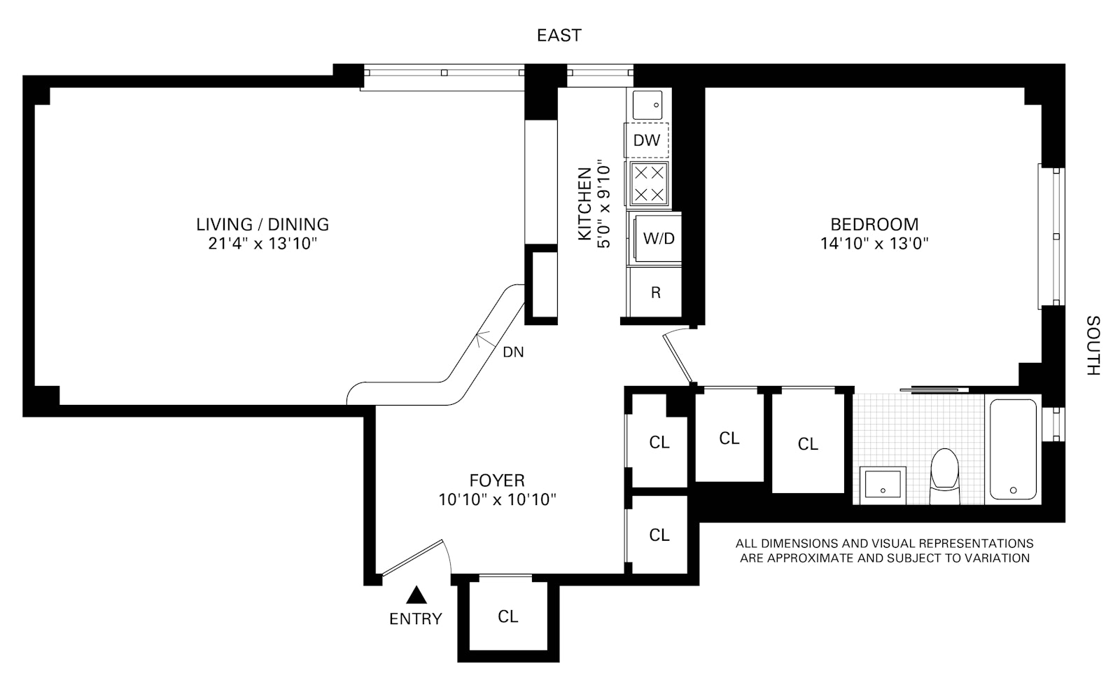 200 W 86th St, 17-K