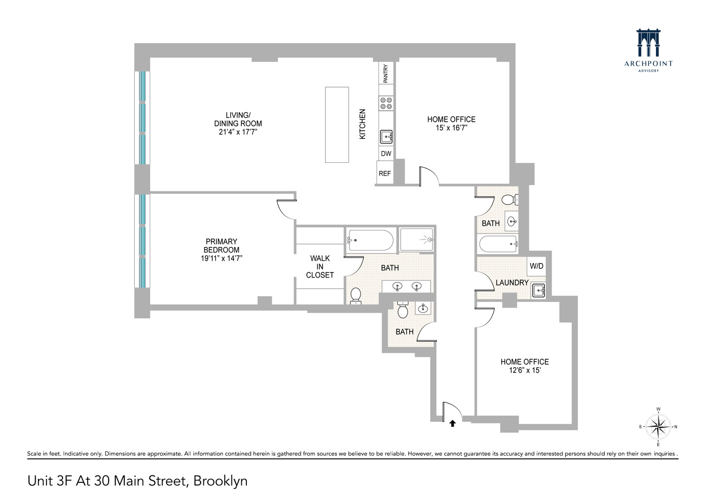 30 Main St, 3-F