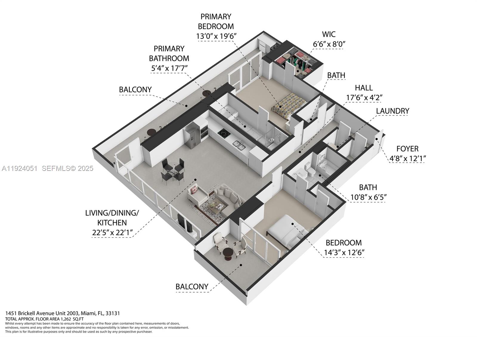 1451 Brickell Ave # 2003