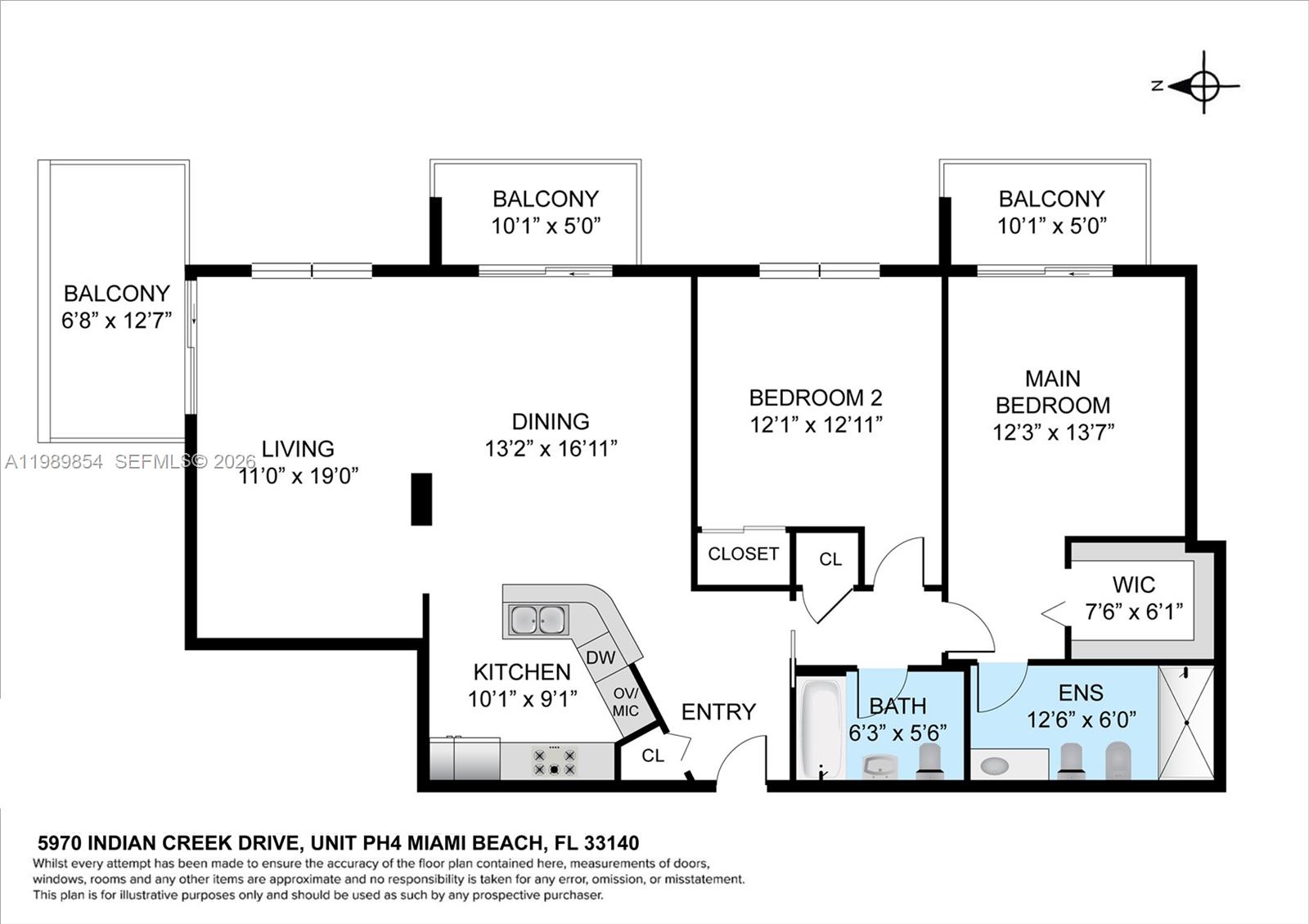 5970 Indian Creek Dr # 4 Unit: PH-4