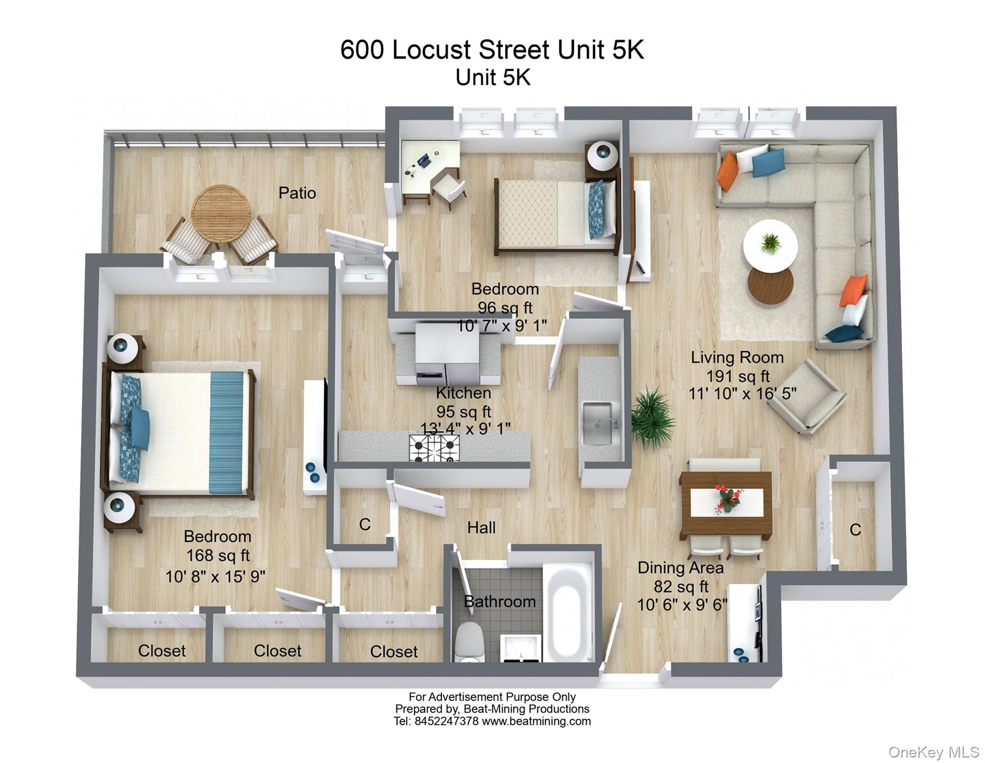 600 Locust Street Unit: 5K