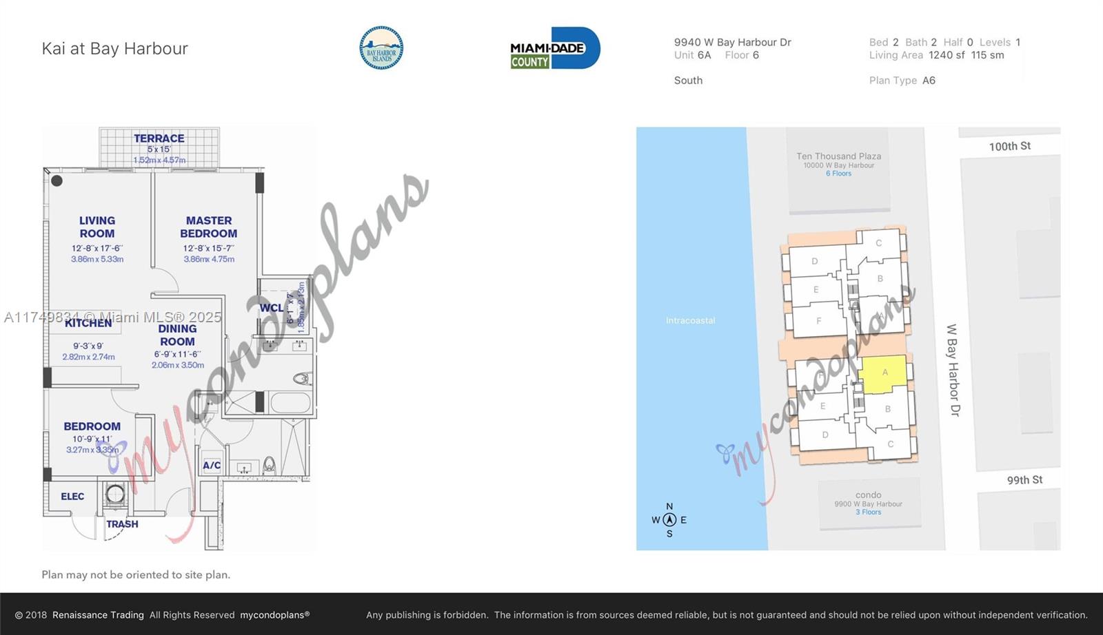 9940 W Bay Harbor Dr Unit: 6A-S