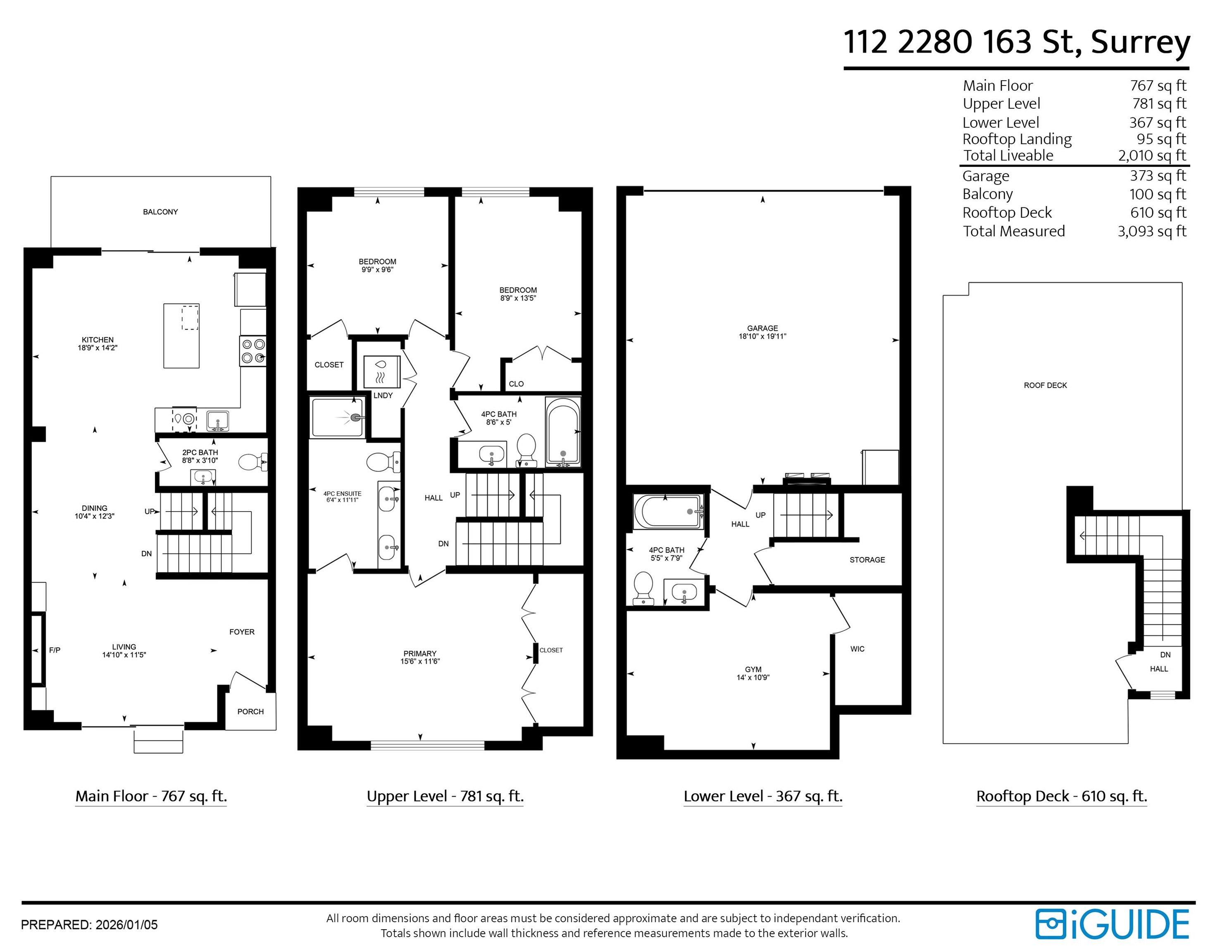 112 2280 163 STREET Unit: 112