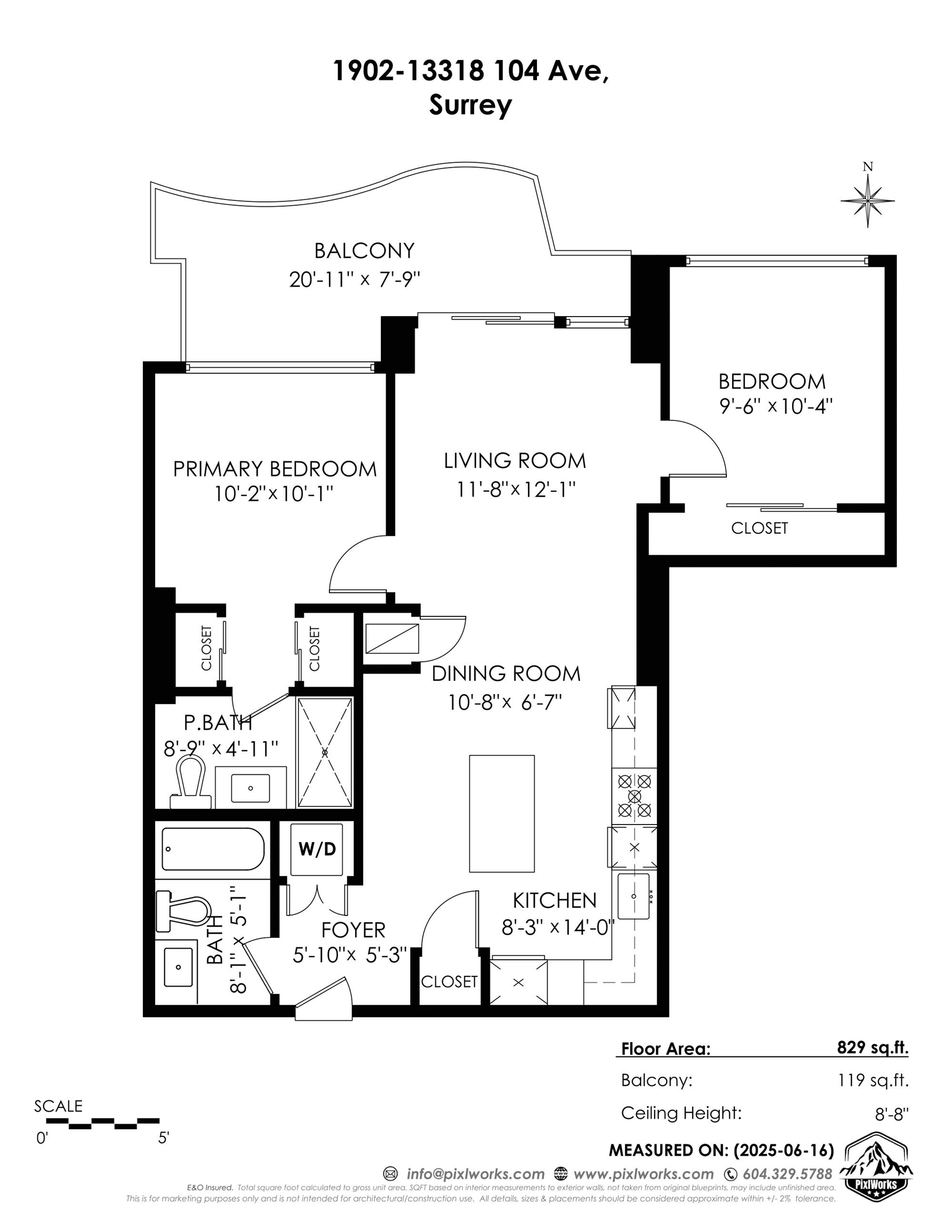 1902 13318 104 AVENUE Unit: 1902