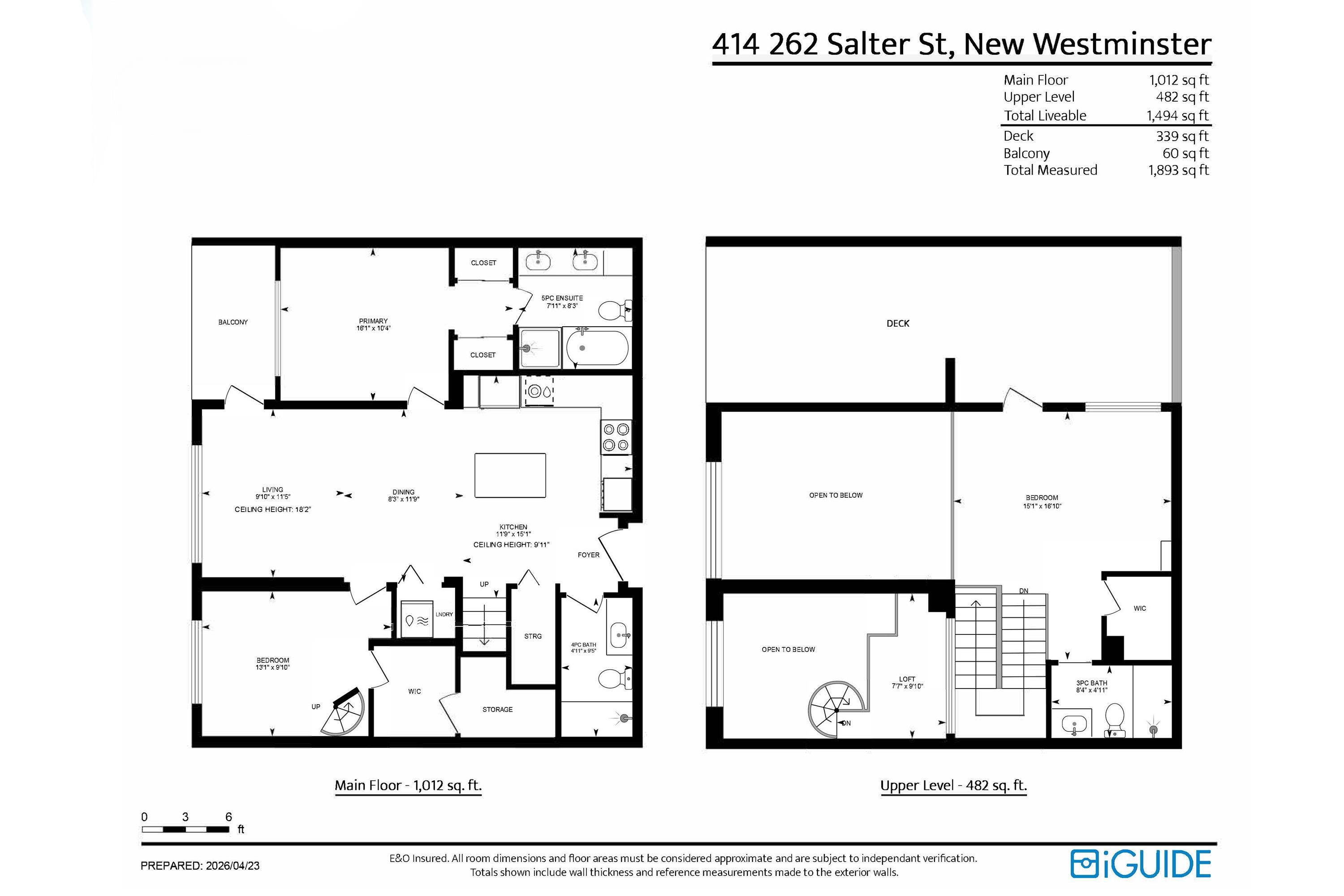 414 262 SALTER STREET Unit: 414