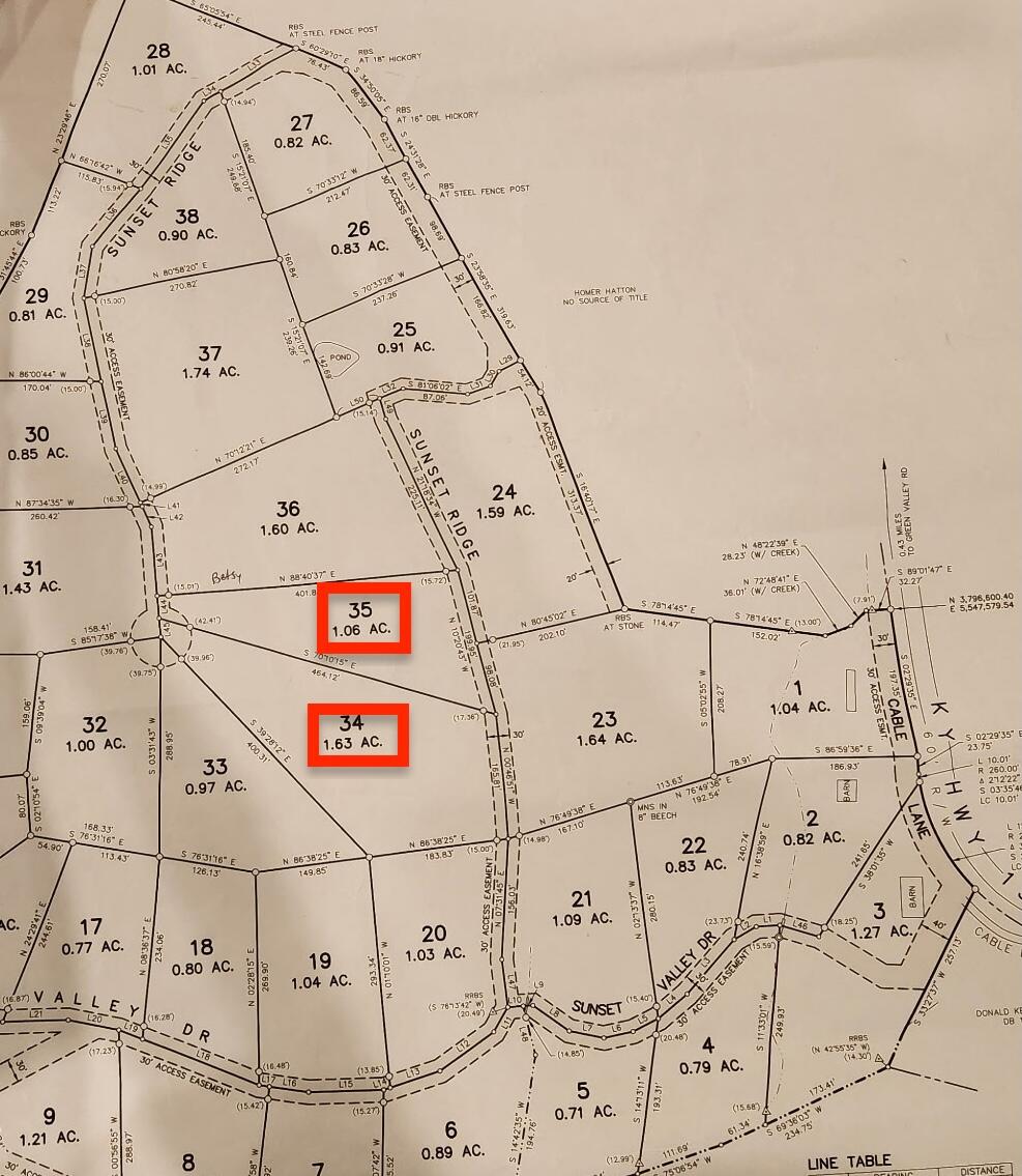 Lot 35 Sunset Valley Development