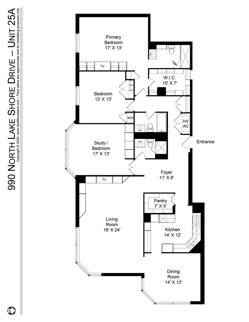 990 N Lake Shore Drive Unit: 25A