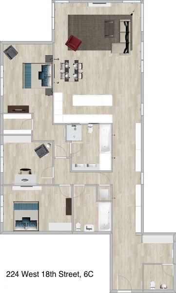 224 W 18th Street 6C