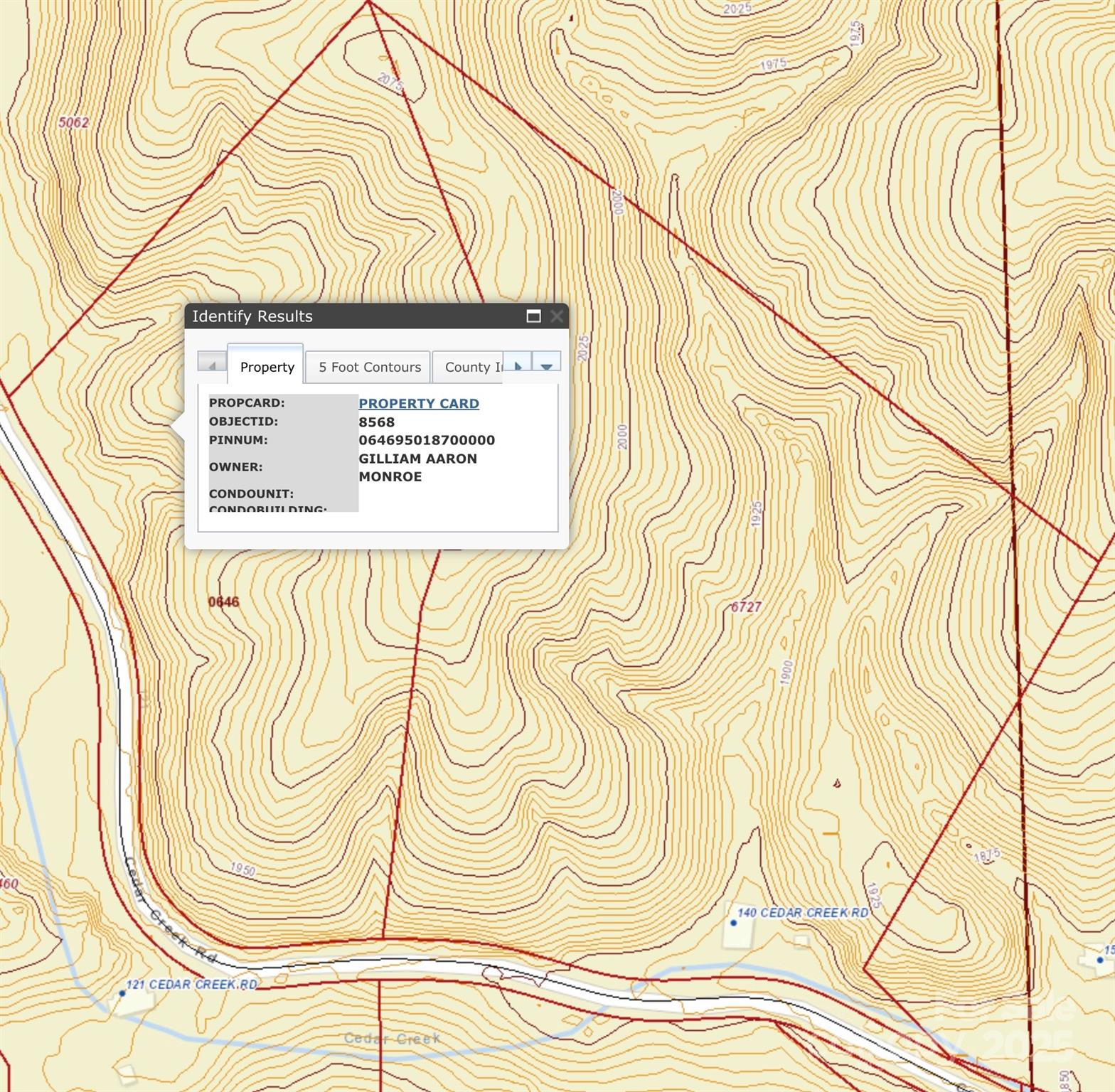 000 Cedar Creek Road