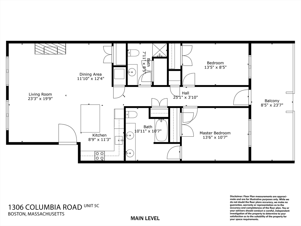 1306 Columbia Rd # C Unit: PH C