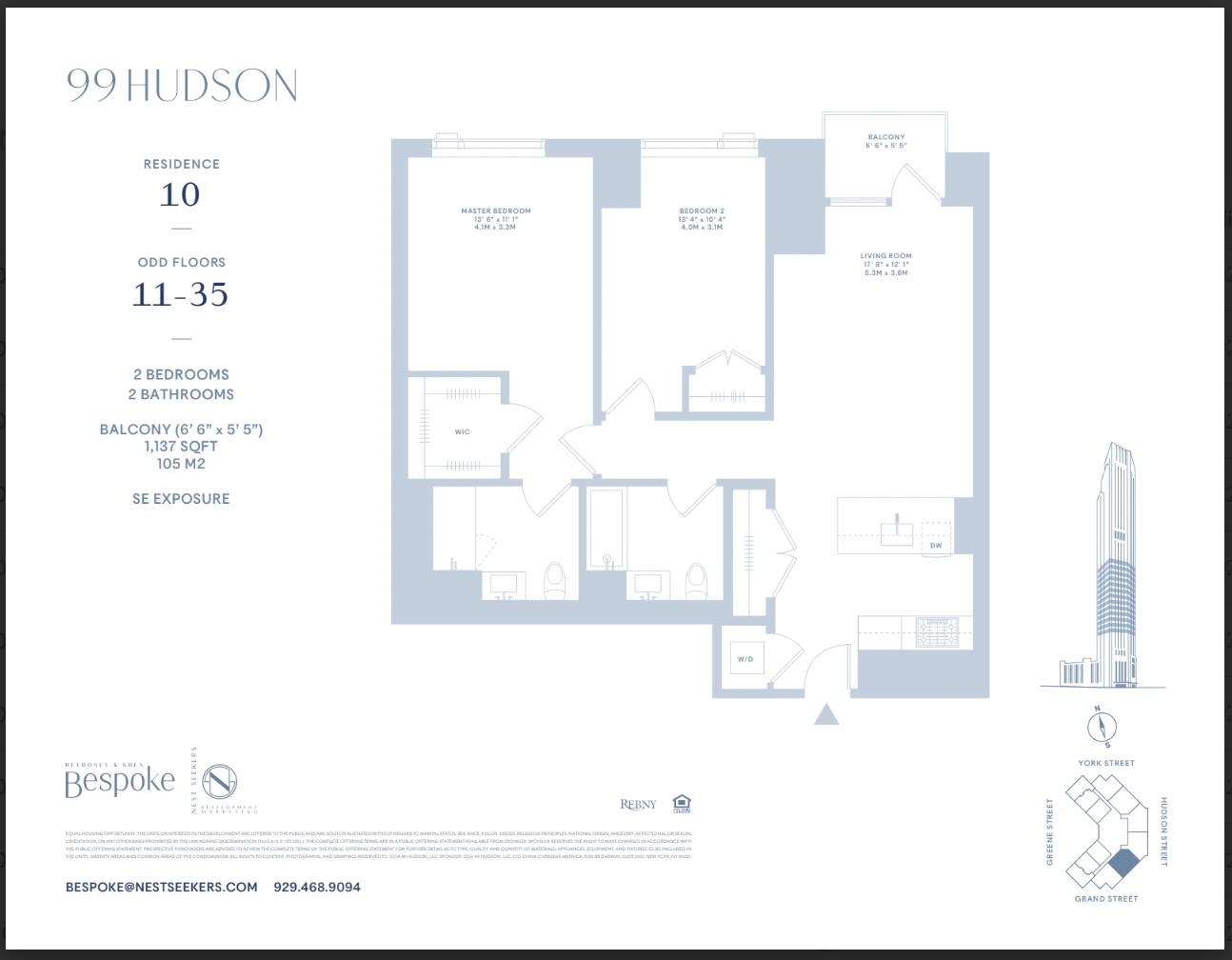99 HUDSON ST Unit: 4210