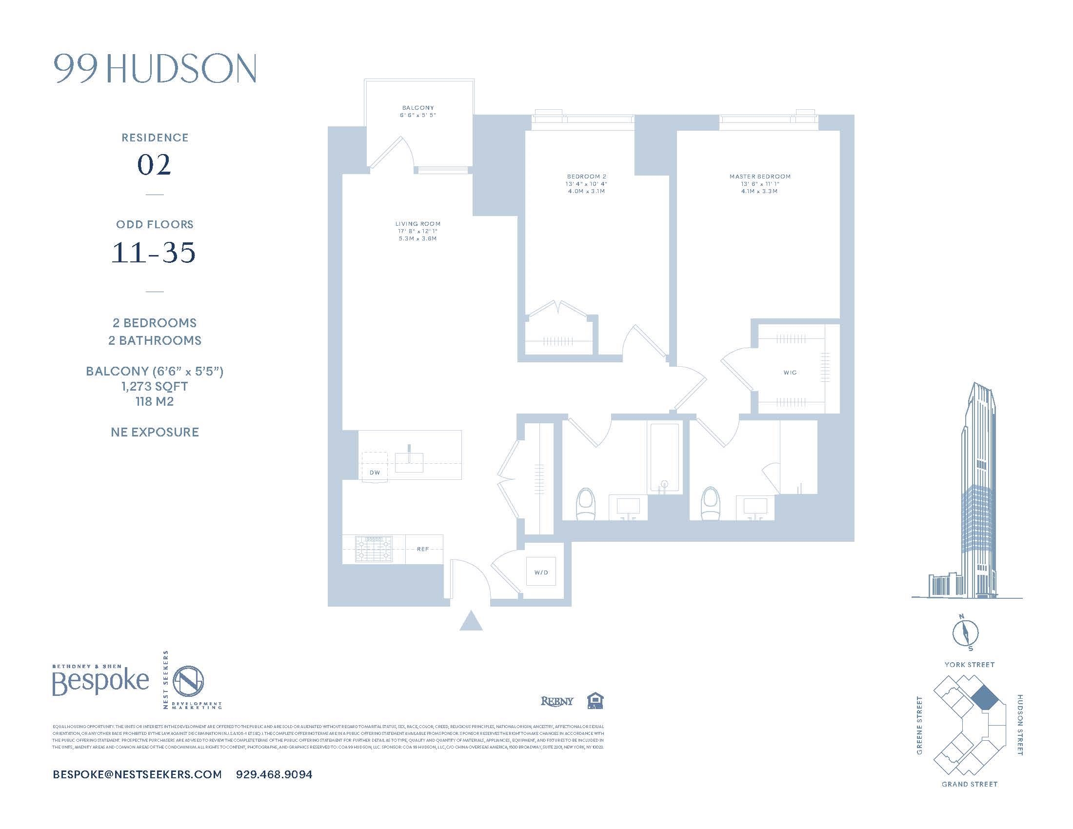 99 HUDSON ST Unit: 6602