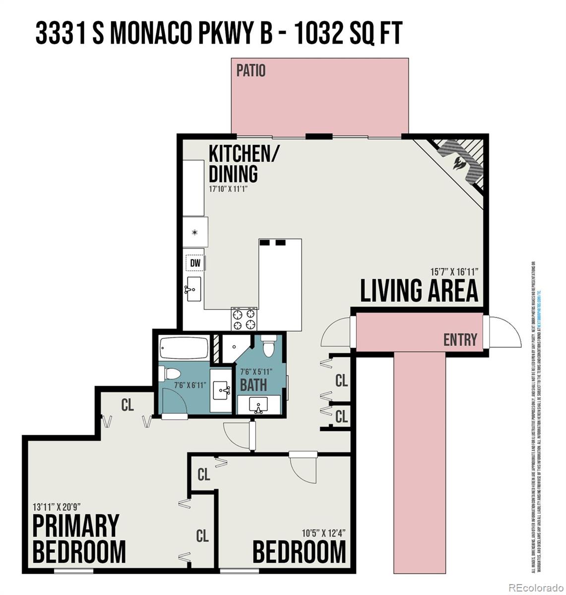 3331 S Monaco Parkway Unit: B