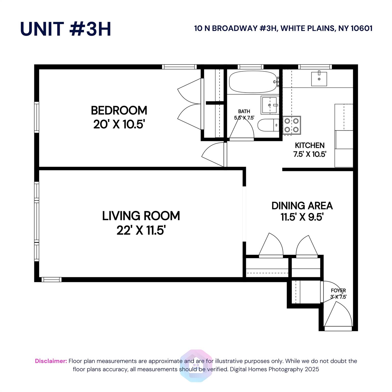 10 North Broadway Unit: 3H
