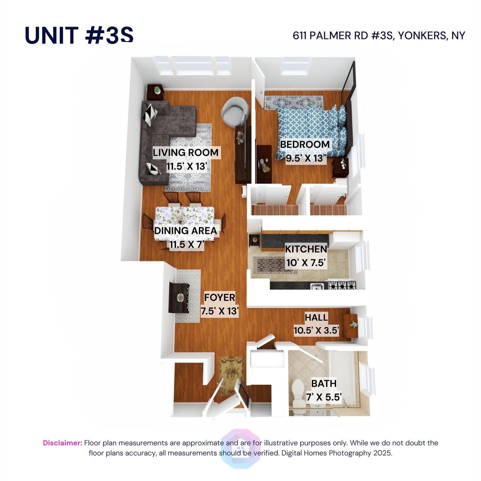 611 Palmer Road Unit: 3S