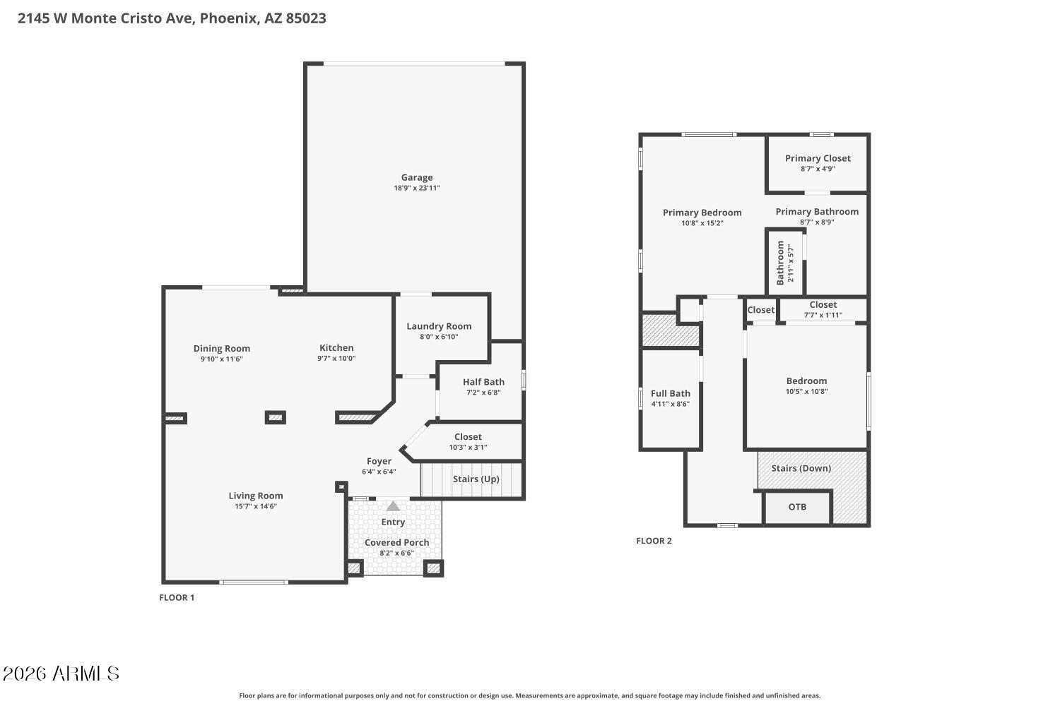 2145 W MONTE CRISTO Avenue