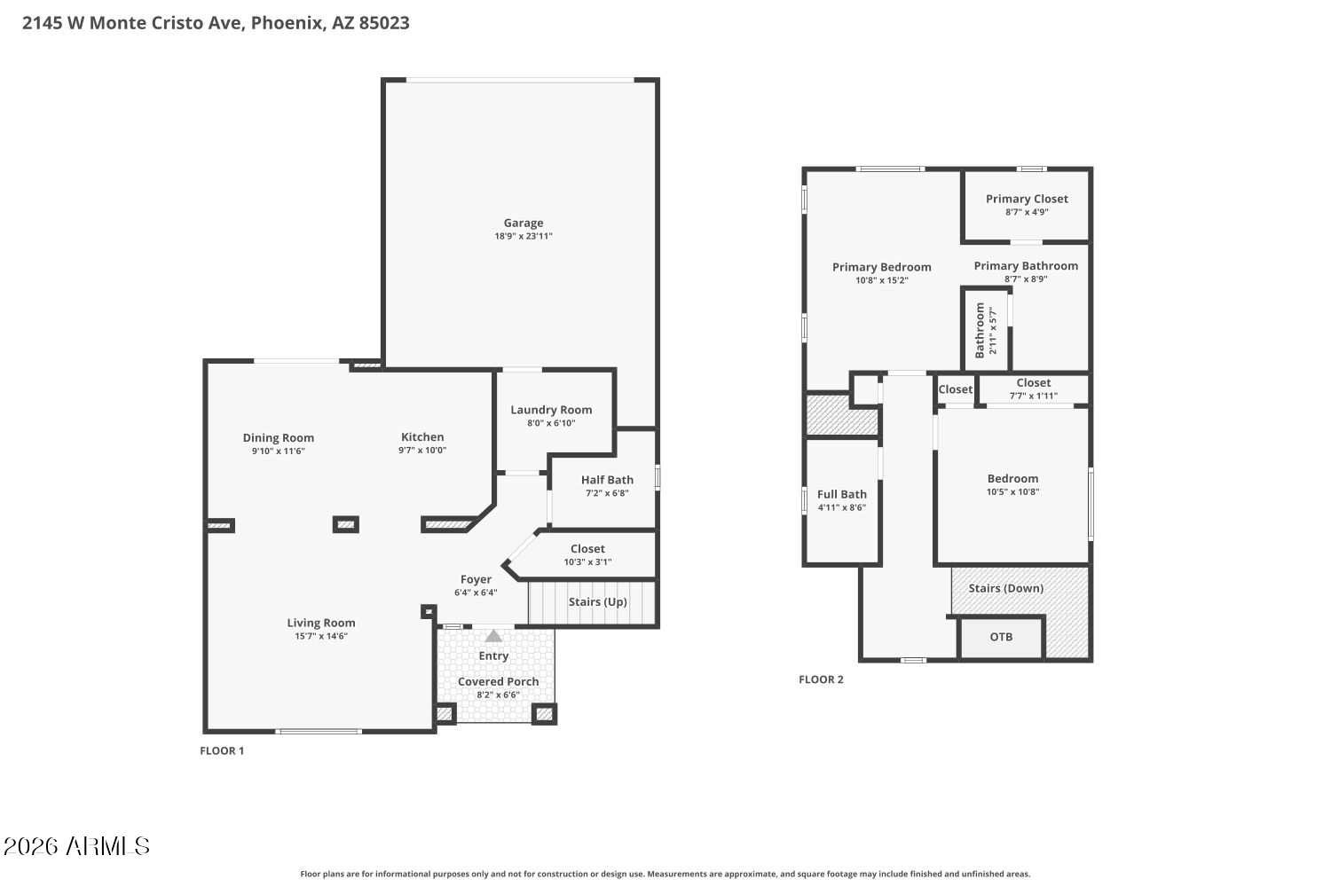 2145 W MONTE CRISTO Avenue